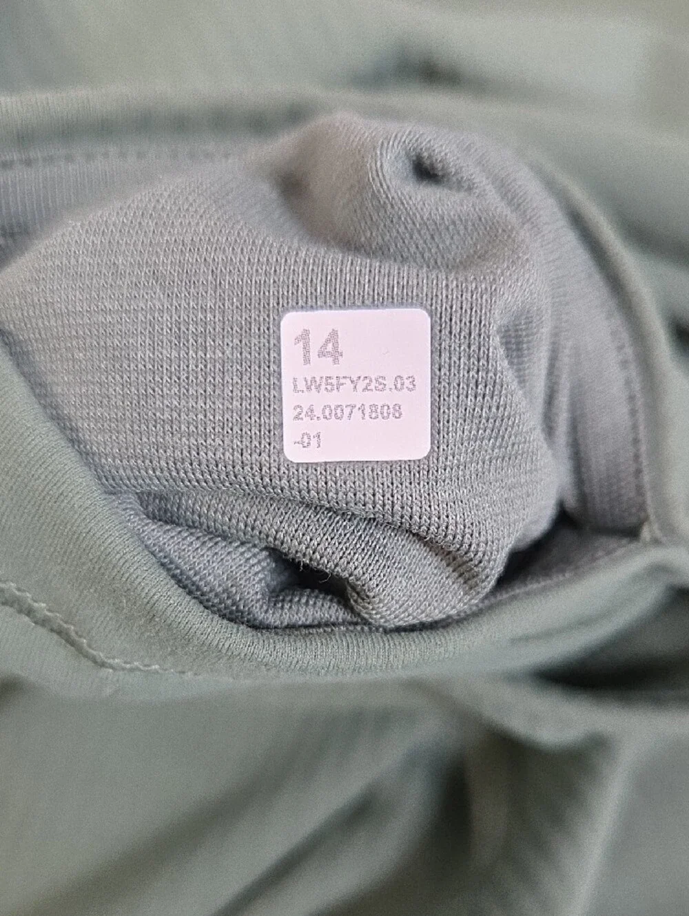 Lululemon W5FY2S Wunder Train Ribbed Tight 25